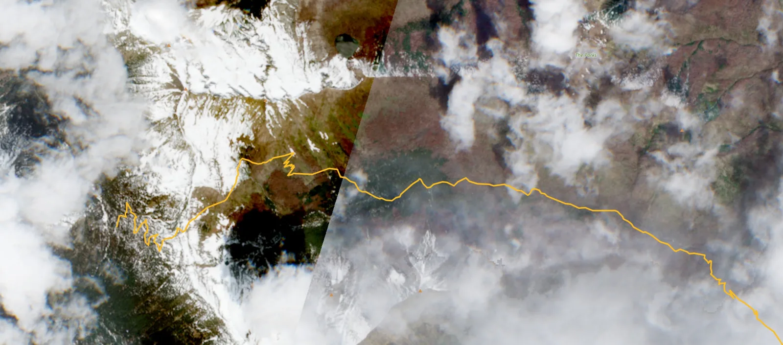 Frosty Pass satellite
