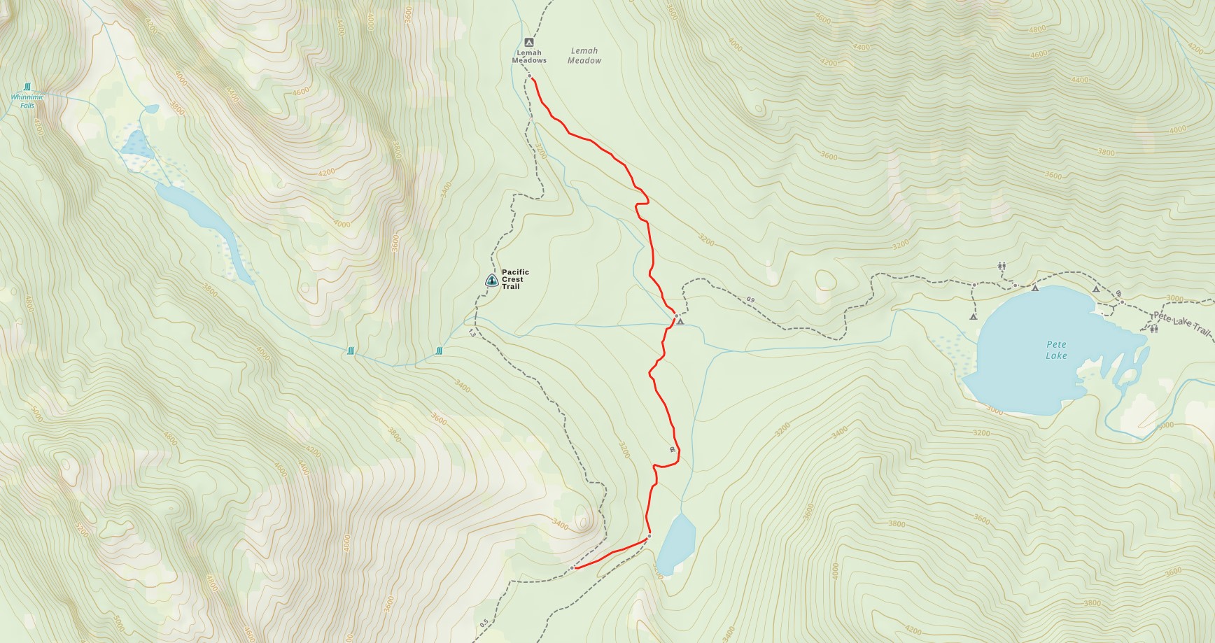 Lemah Creek alternate route